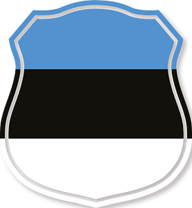 Estonian flag coat of arms