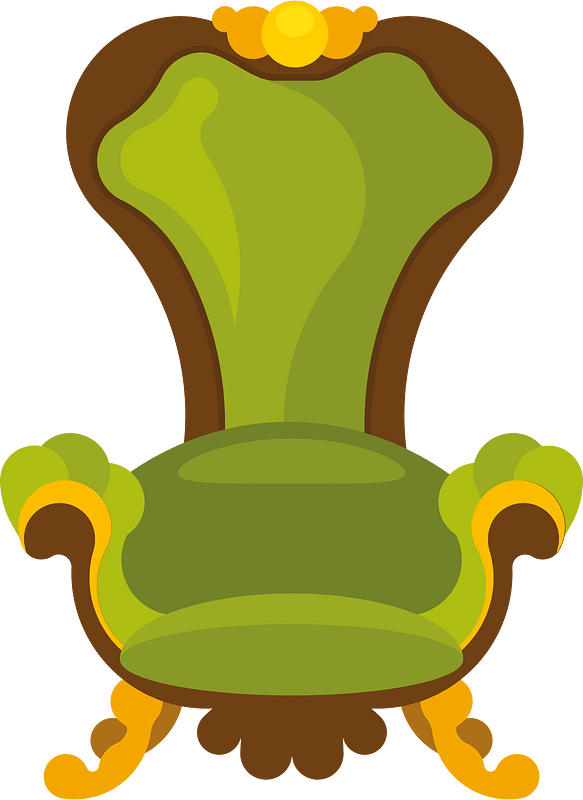 Vintage green chair