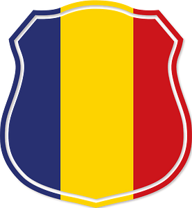 Romanian flag crest
