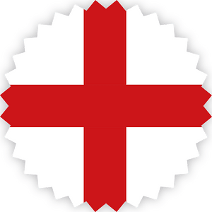 English flag sticker