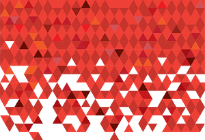 Red triangular pattern