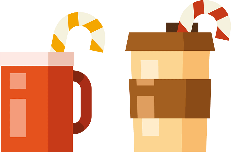 Cup of coffee and candy