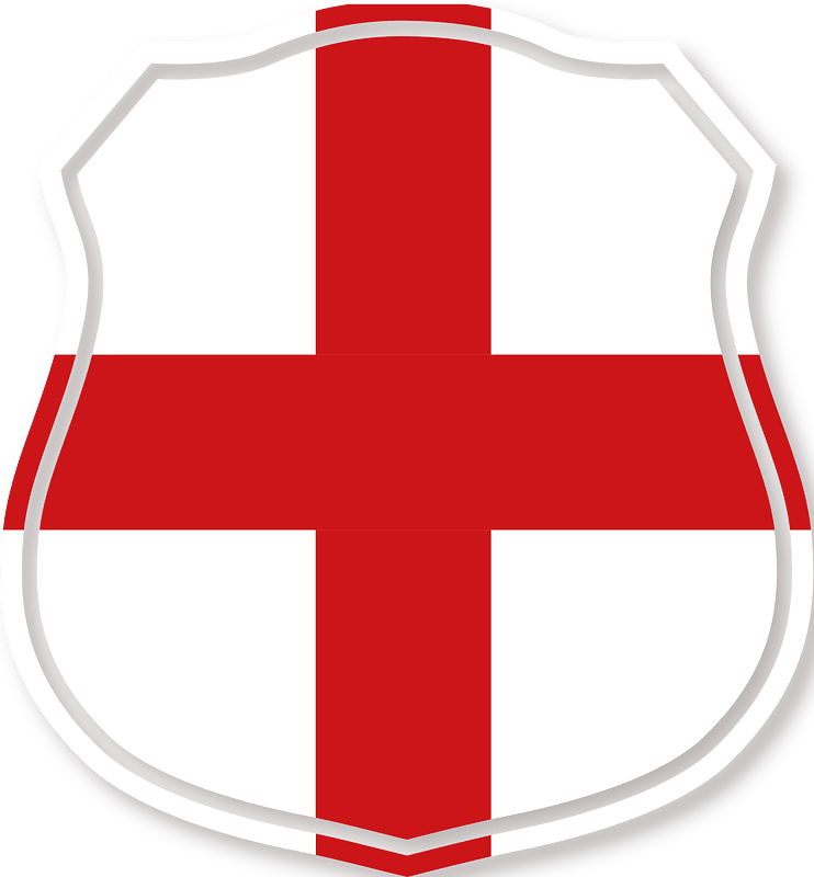 English flag coat of arms