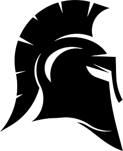 Spartan helmet silhouette