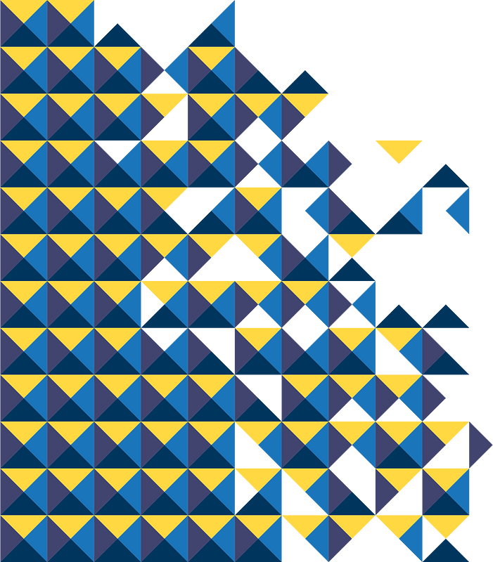 Triangular pattern background design