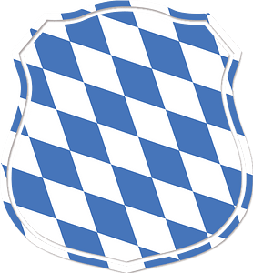 Bavarian flag crest