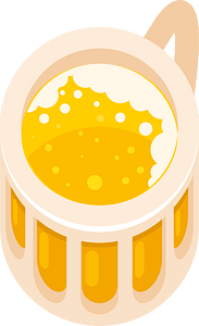 Beer mug 3d clip art