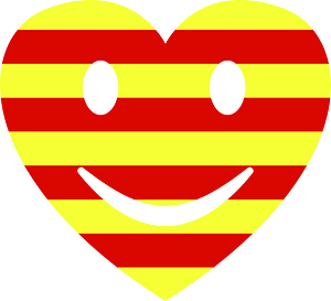 Catalonia flag smiley icon