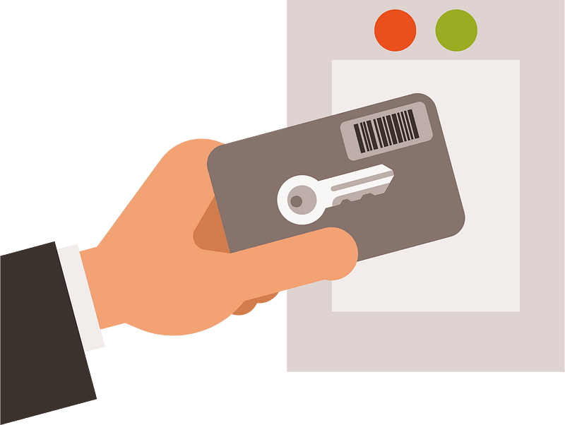 Plastic card with security code