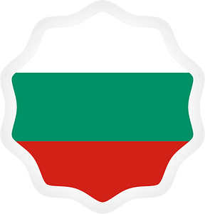 Bulgarian flag sticker