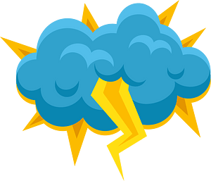 Lightning cloud