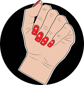 Beautiful polished nails