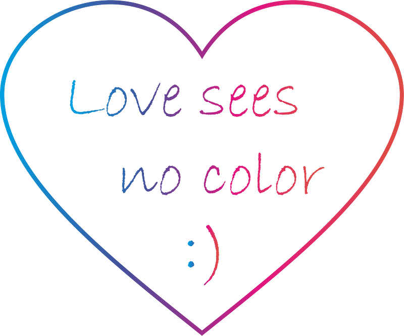 Love sees no color