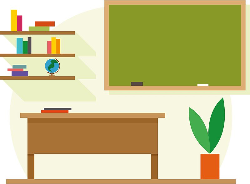 Classroom in the school