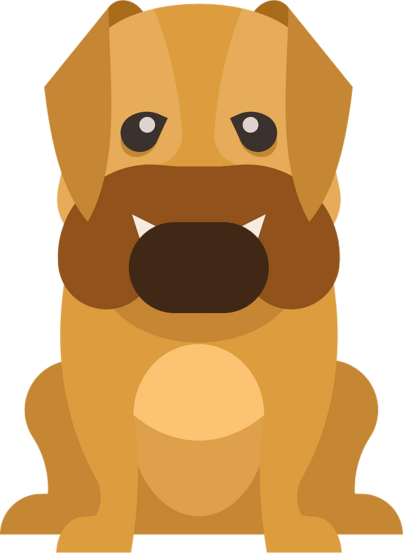 Dog cartoon clip art