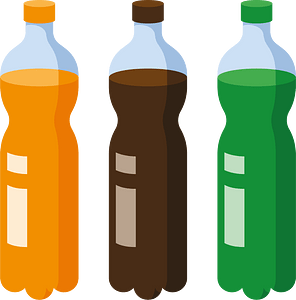 Soda bottles