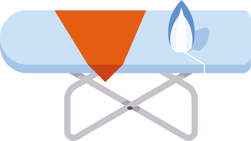 Ironing board 3d clip art