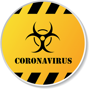 Covid-19 warning sign