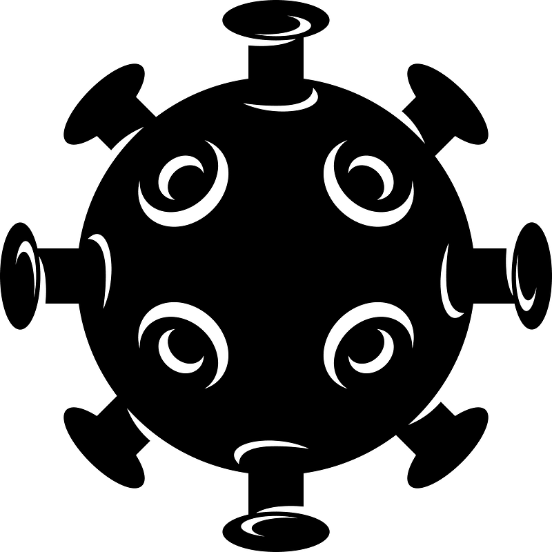 Virus silhouette