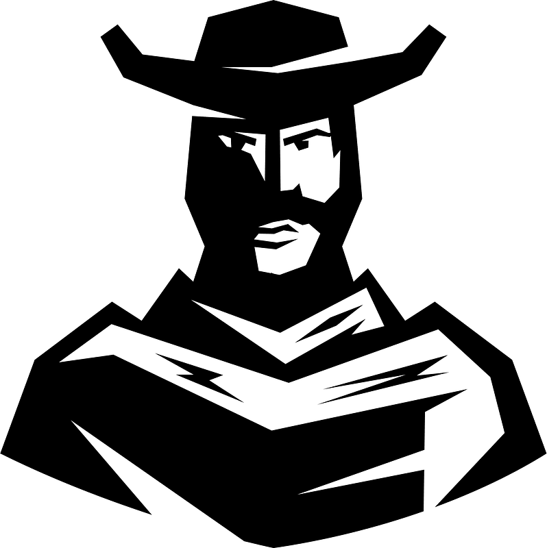 Gunfighter silhouette