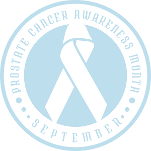 Prostate cancer ribbon sticker