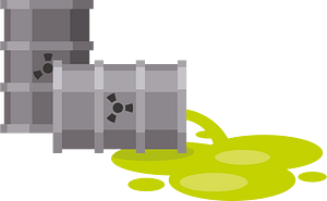 Toxic waste spill