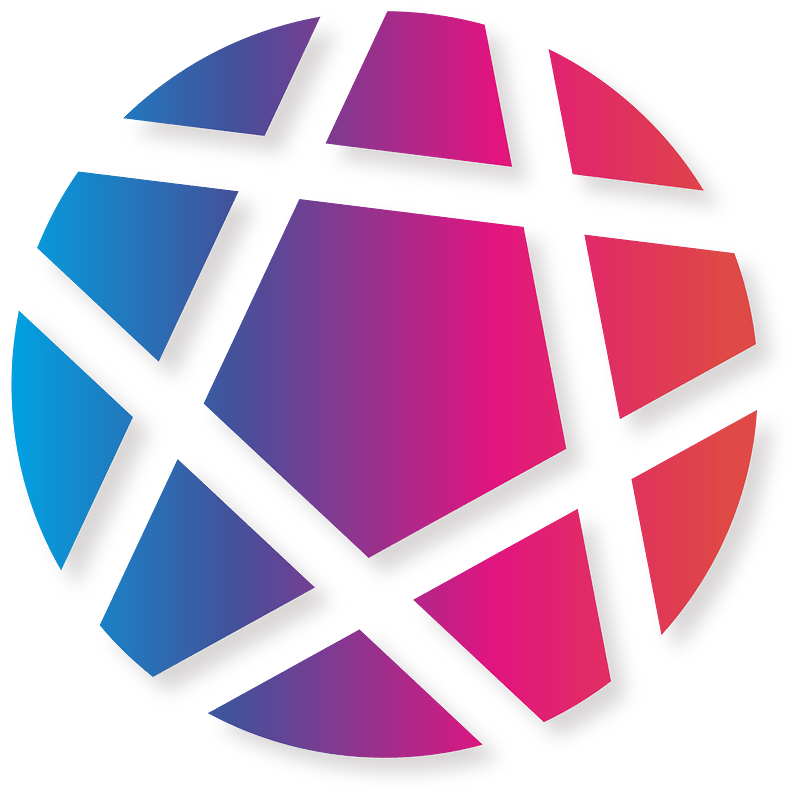 Circle cut logotype concept