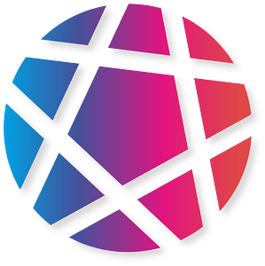 Circle cut logotype concept