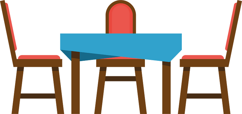 Table and chairs