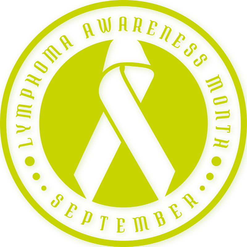 Lymphoma awareness sticker