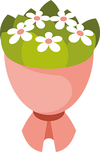 Bouquet of white flowers