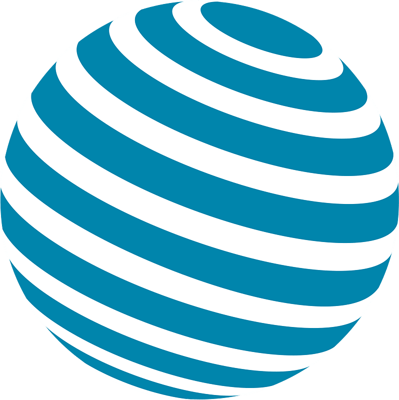 Spherical shape logo concept