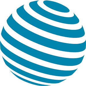Spherical shape logo concept