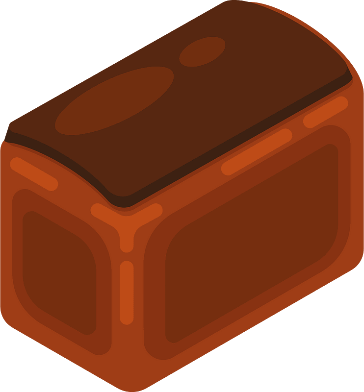 Brick bread isometric icon