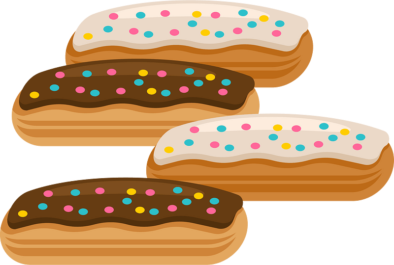 Chocolate eclairs