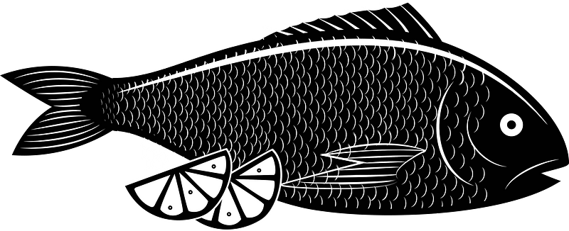 Fish silhouette clip art