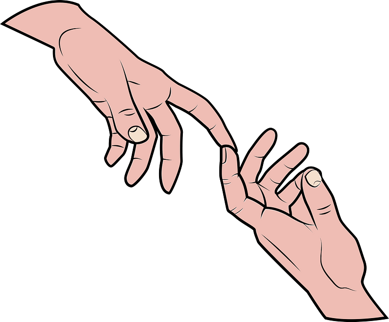 Index fingers love gesture