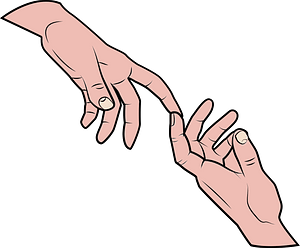 Index fingers love gesture