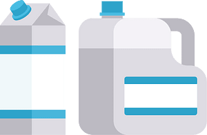 Milk containers