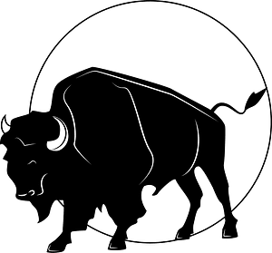 Bull silhouette vector