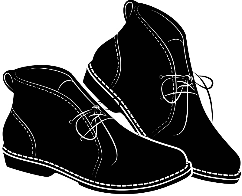 Shoes monochrome art