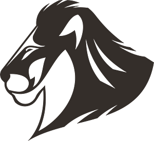 Lion silhouette clip art