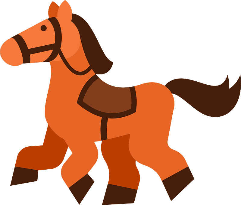 Toy horse clip art