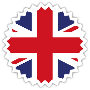 United Kingdom flag sticker clip art