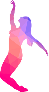 Danseuse silhouette
