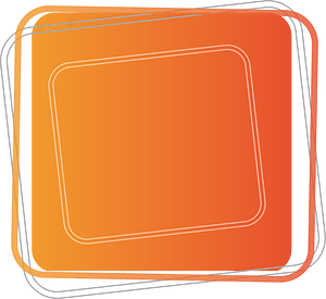 Square shape orange color