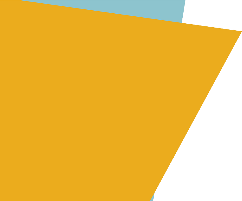 Green and yellow transparent shapes
