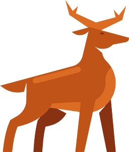 Deer clip art image