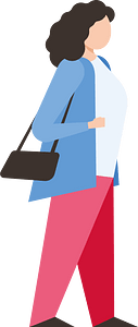 Woman with handbag