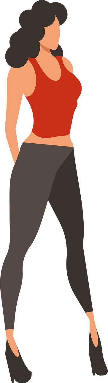 Slim woman